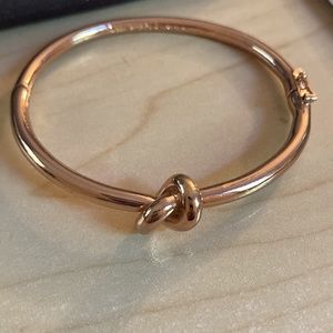 Kate Spade rose gold knot bracelet